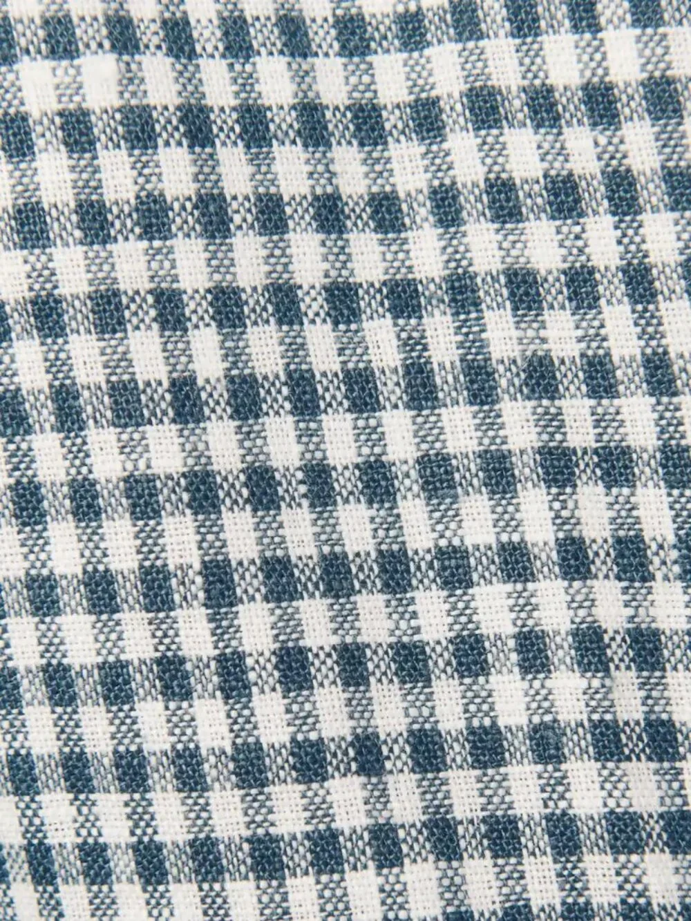 Reformation Balia Linen Dress in Slate Check - Picture 4 of 8
